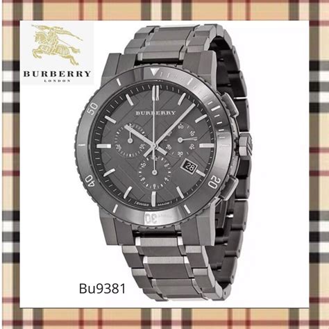 burberry herren uhr bu9381 chronograph gunmetal|burberry chronograph gunmetal.